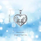 Design Jewelry Isunni Flower Fairy Design S925 Sterling Silver Fashion Girls Jewelry Necklace For Best Friend