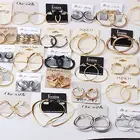 Hoop Exaggerated Copper Hoop Earrings Women Mix Earrings Goddess Fashion Hot Shiya Jwellery Earring Circle