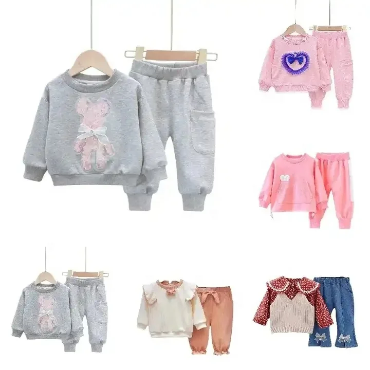 Toddler Baby Boy Clothes Mamas Boy Fall Winter Outfit Long Sleeve Letter Sweatshirt Plaid Jogger Pants Newborn Set