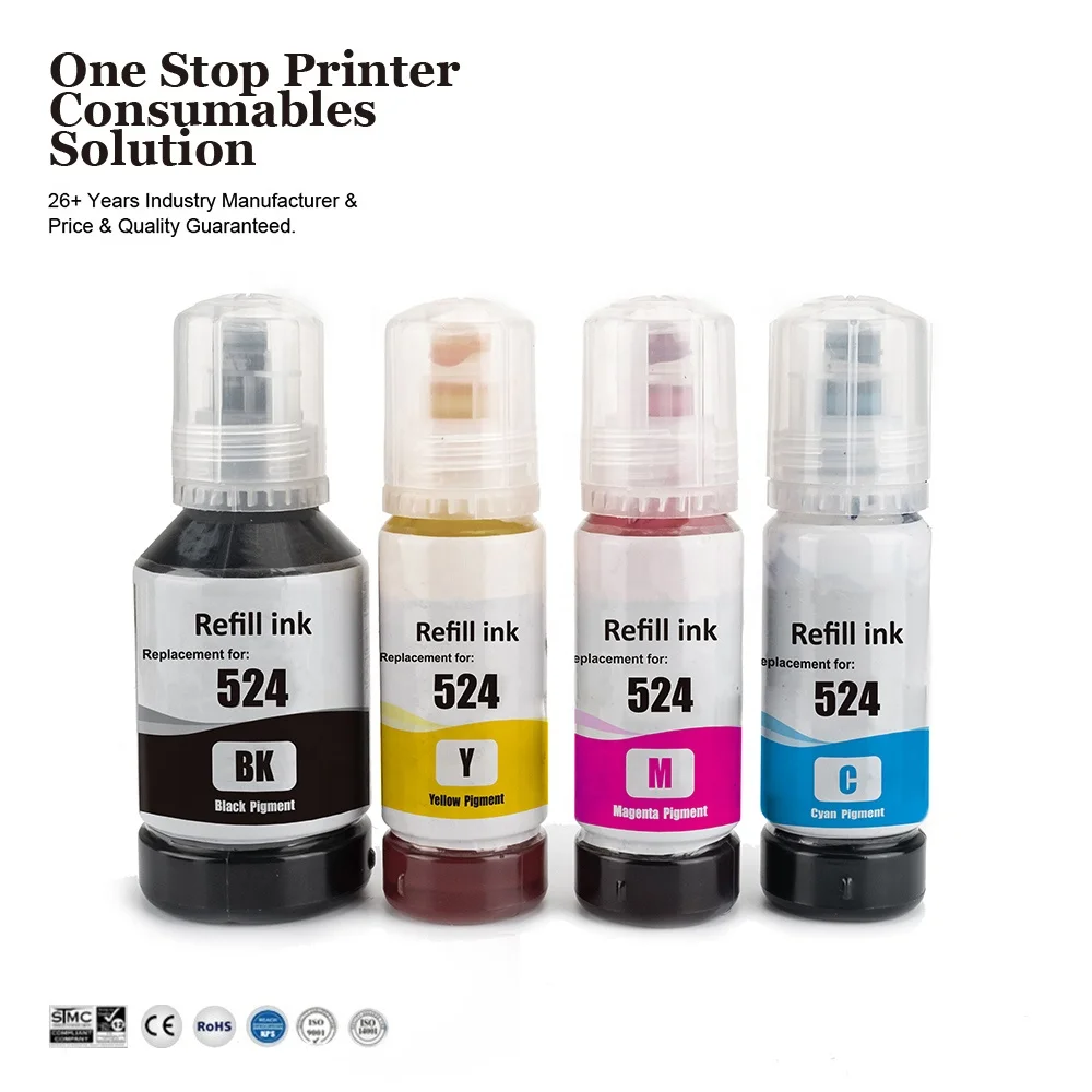 Tinta Original Epson T524 - colores a elección | Comercial Jdm Ltda.