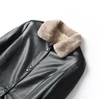 Genuine Leather Woman Latest Design Genuine Leather Jacket For Woman Leather Long Jacket Wholesale