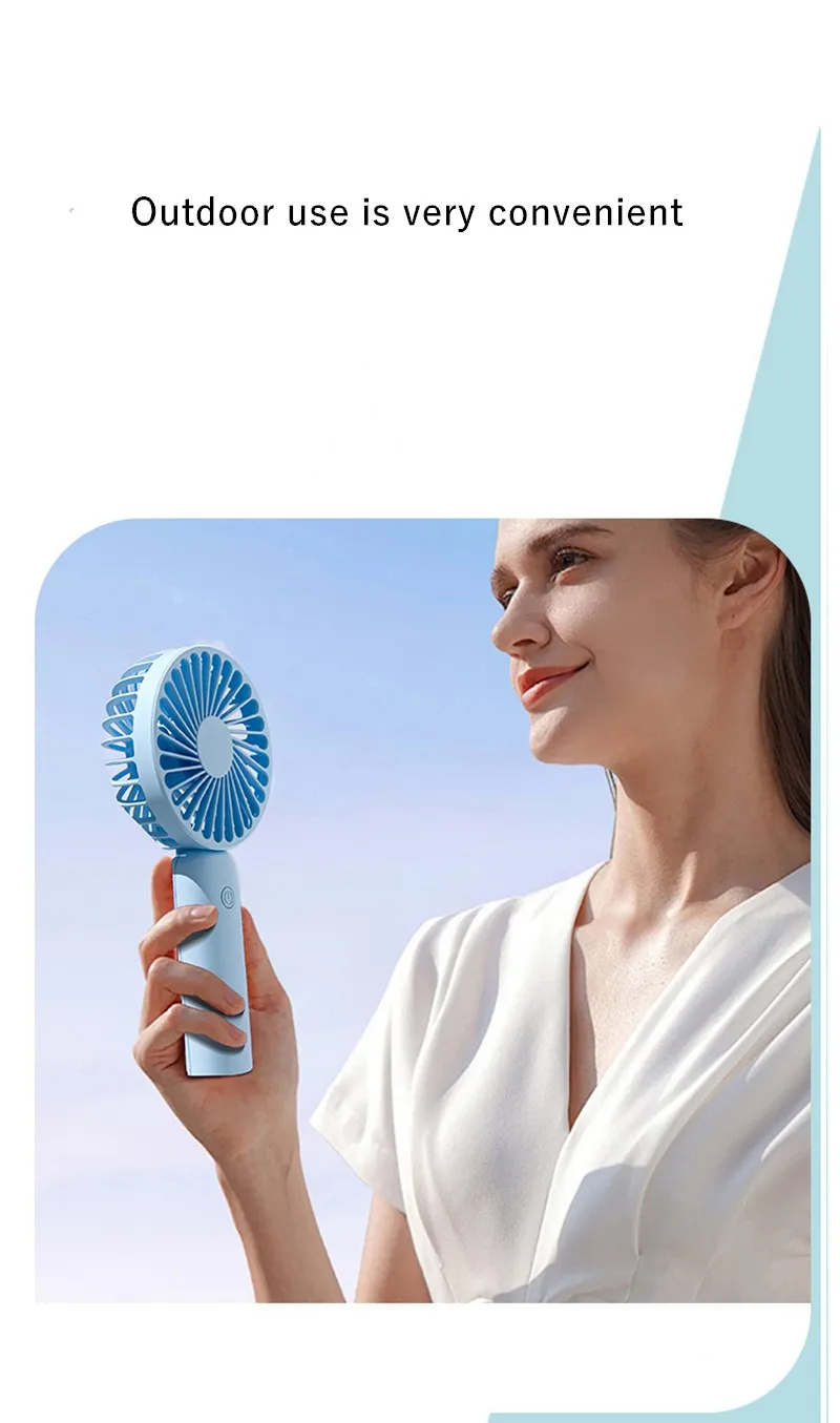 Rechargeable Mini Air Fan, USB-C, Portable - detail 10