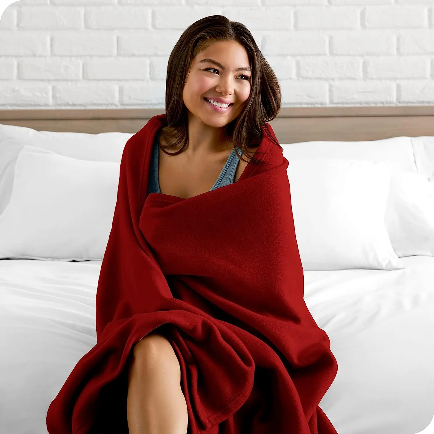 Color Polyester Throw Blanket, Portable, 100% Polyester - detail 12