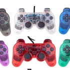 For Ps2 Ps2 Black Wired Controller For PS2 Dual Vibration Joystick Gamepad For Playstation 2 Dual Shock Gamepad