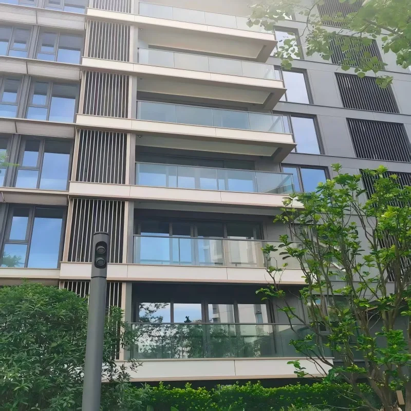 Custom Laser Cut Aluminum Balcony Railings Design Outdoor Powder Coated Collapsible Railing System factory