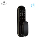 Door Lock Secure Locks Hot Sale Semi-automatic Smart Electronic Home Security Fingerprint Door Lock Keyless Hotel Door Lock
