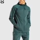 Jacket New Wholesale Custom Street Active Track Winter Windbreaker Outdoor Men Hood Running Jacket With Zipper