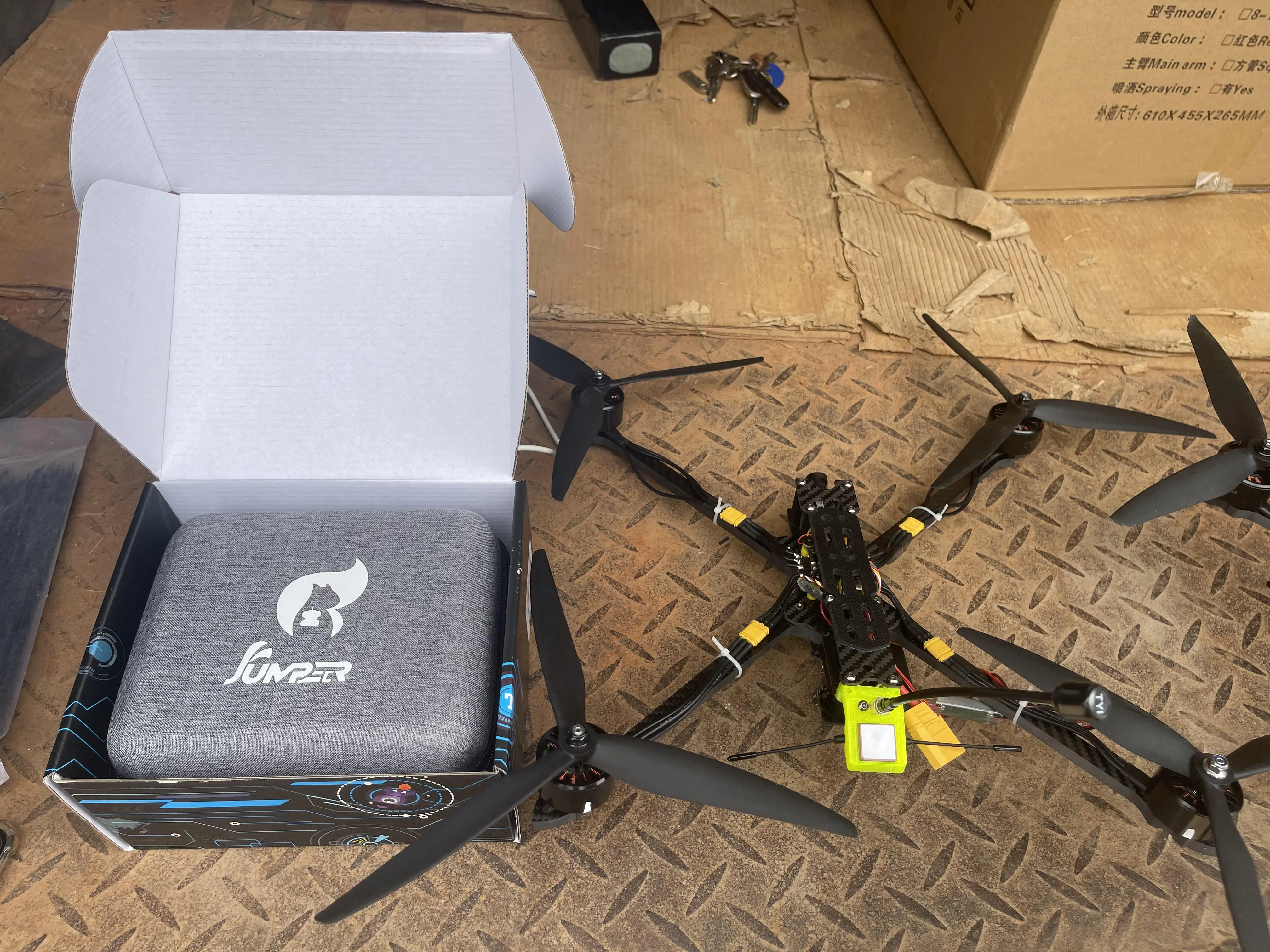 Remote Control M10Q GPS 13 inch 6KG Playload Mini Drone Long Range Flying FPV Racing Drone supplier