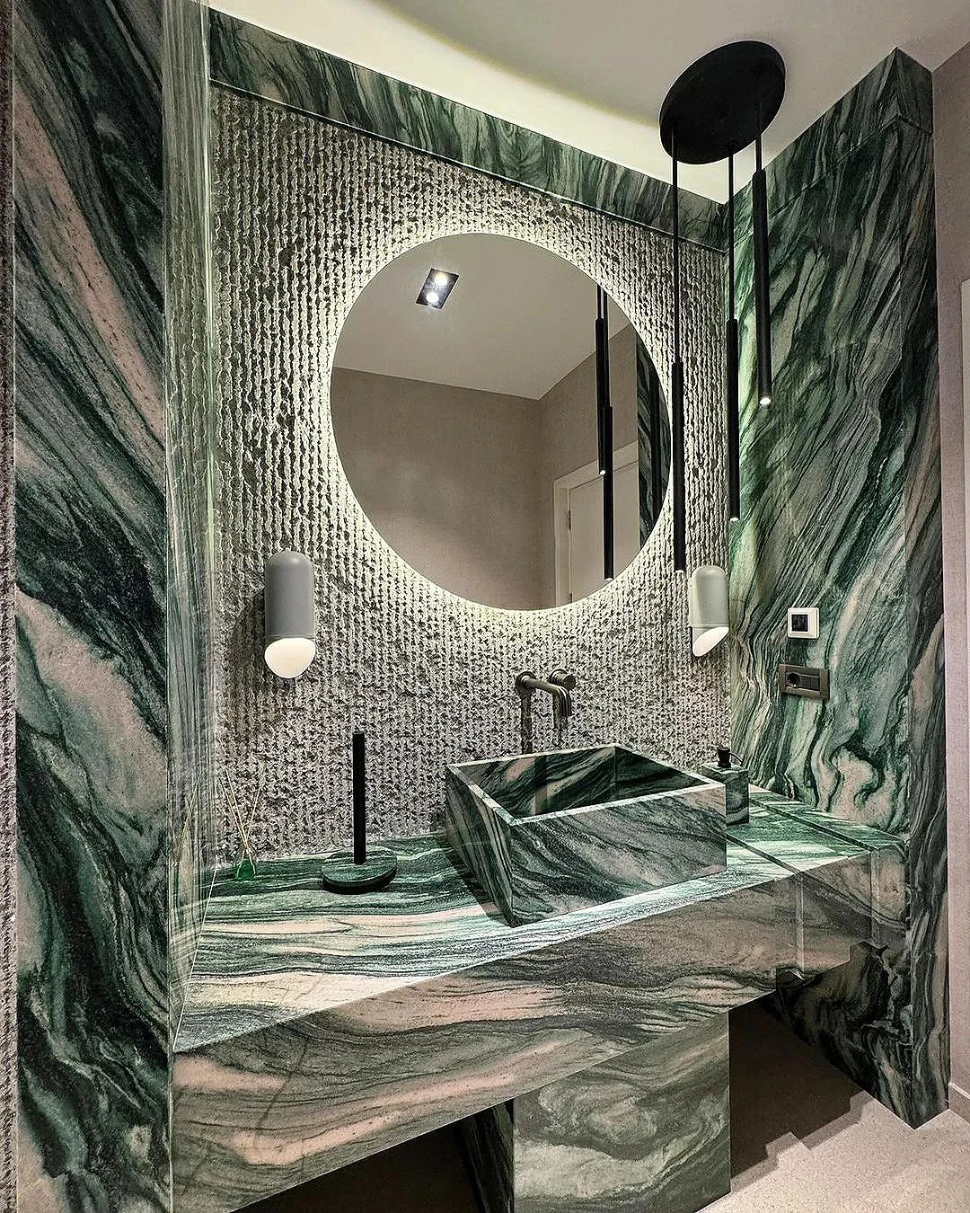 product modern luxury high quality natural green granite kitchen and bathroom countertop for indoor hotel villa wall floor stairs-4