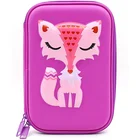 Box School Pencil Sublimation Tool Hard Zipper Custom Bag Box Hardtop School Eva Pencil Case With Rubber Handle