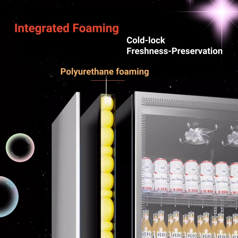 Screen Beverage Viewing Refrigerator, LED, 220V-240V, R290 - detail 16