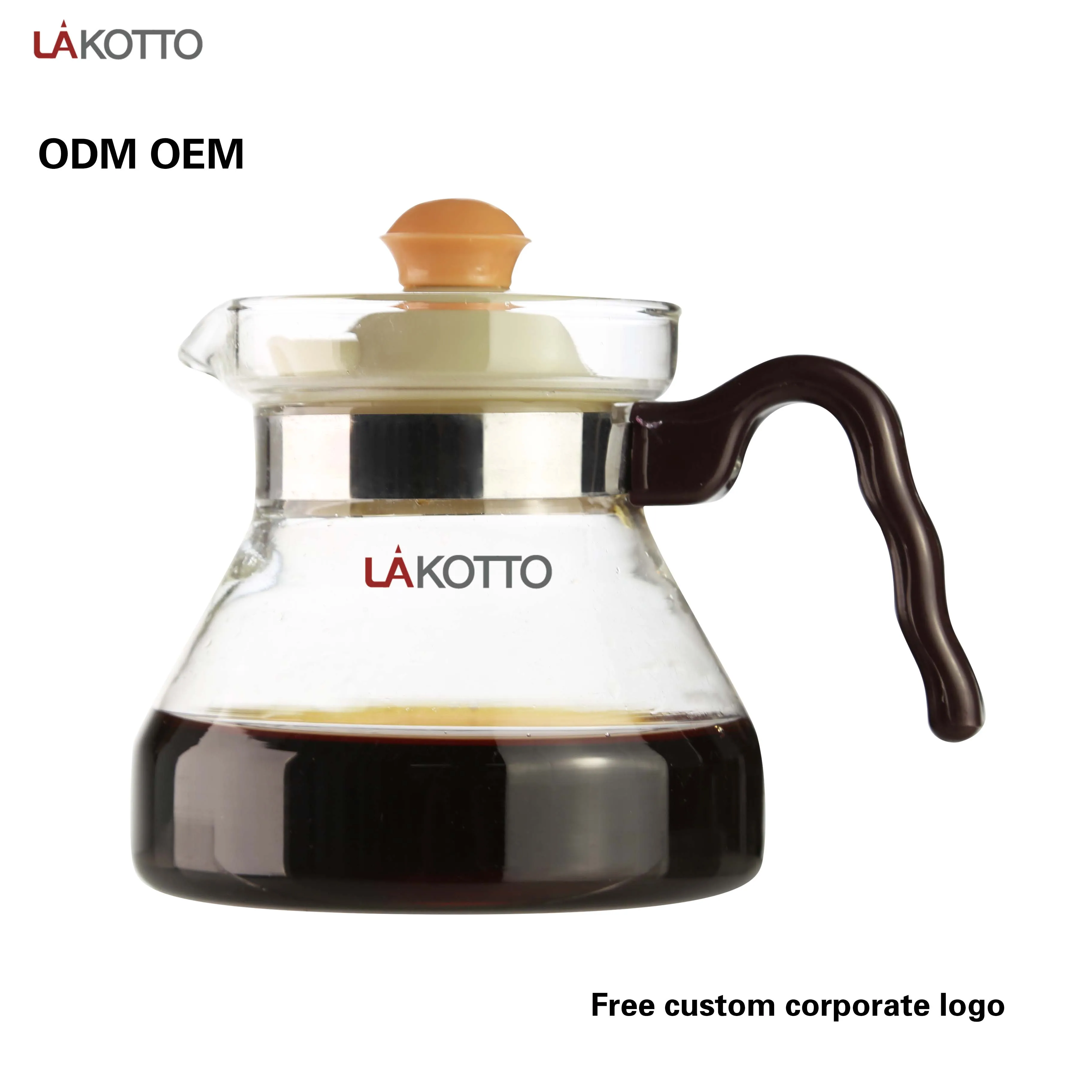 New Design Direct Fire Glass Teapot Borosilicate Glass Teat Pot juice jug
