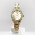 Watches Watch Quartz Women Watches Luxury Full Diamond Watch Men Custom Alloy Quartz Wristwatch