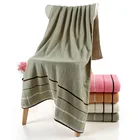 Cotton Towel Factory Custom Logo Plain Dyed 100% Cotton Soft Super Absorbent Towel