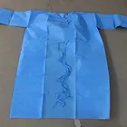 Gown Durable Acid Gown Eco-friendly Blue Sms Suit Thermal Protective Isolation Gown