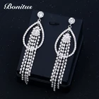 Earrings Diamond Tassel Drop Earrings Diamond Drop Colorful Rhinestone Colorful Rhinestone Long Earrings