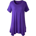 Skirts Girls Hot Sale Wholesale Women Casual Plain Skirts Summer Short Sleeve Dress Girls