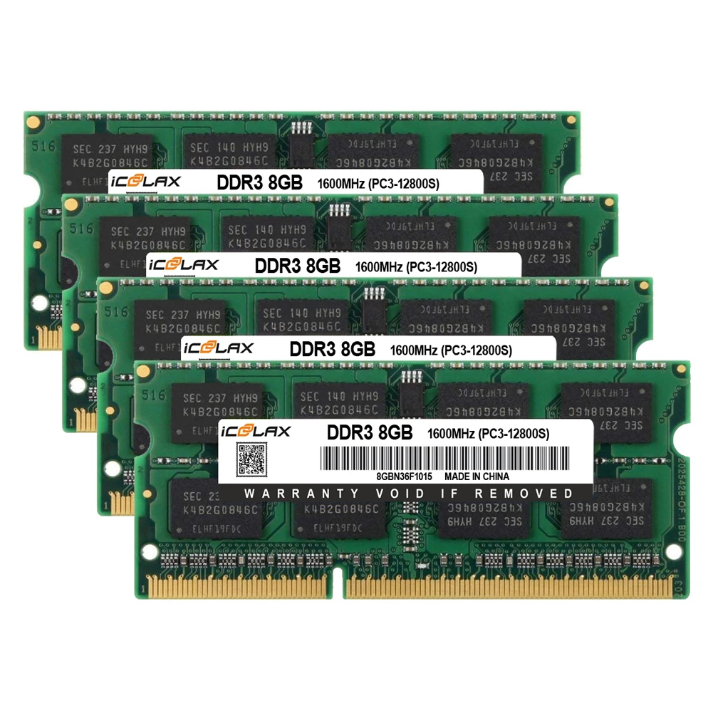 Icoolax Factory Memory Ram Ddr3 8gb 1600mhz Sodimm Ddr3 Ram Memory Ddr