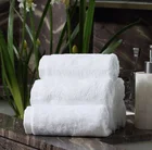 Towel Logo Hand Towels 100 Cotton 100% Cotton Luxury Hotel Plain Weave Face Hand Bath Towel Set With Customized Logo