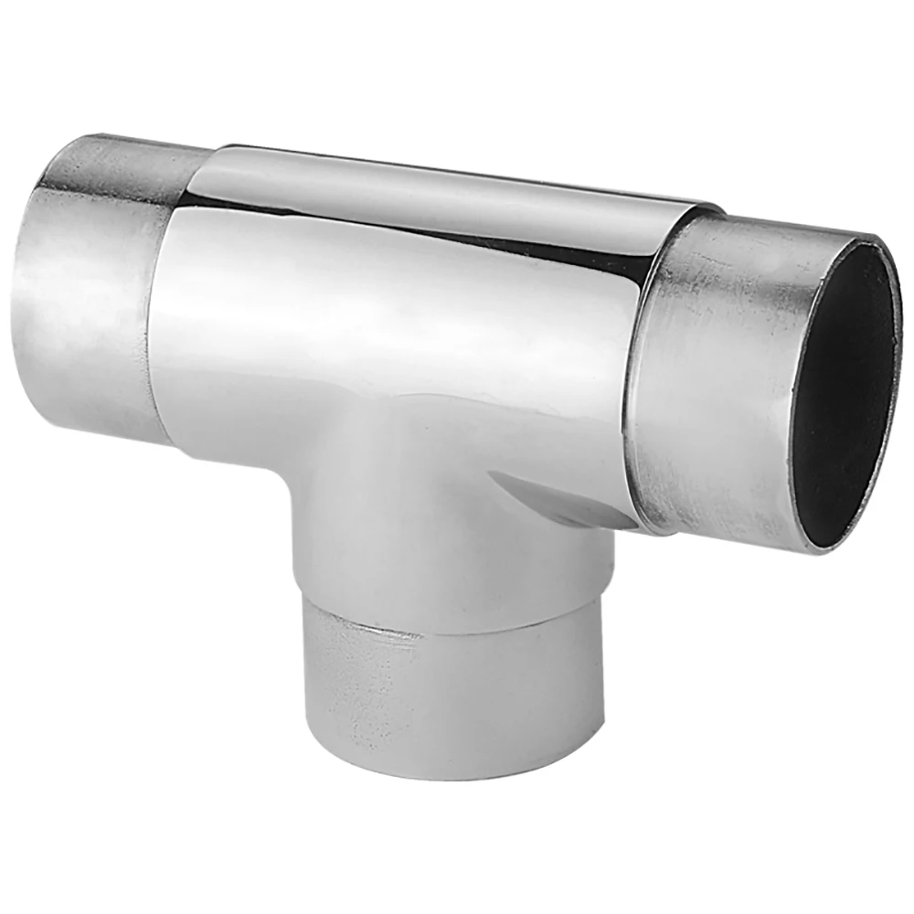 Stainless Steel Elbow Degree Round Tube Connectors Way Handrail