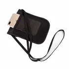 Custom Design Lightweight Waterproof Neck Rfid Blocking Bag Card Passport Holder Pouch Travel Wallet
