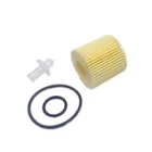 Toyota New Release Filtration Efficiency Over 99.7% Yellow Auto Engine Oil Filter For Toyota 04152-YZZC6 04152-YZZA6