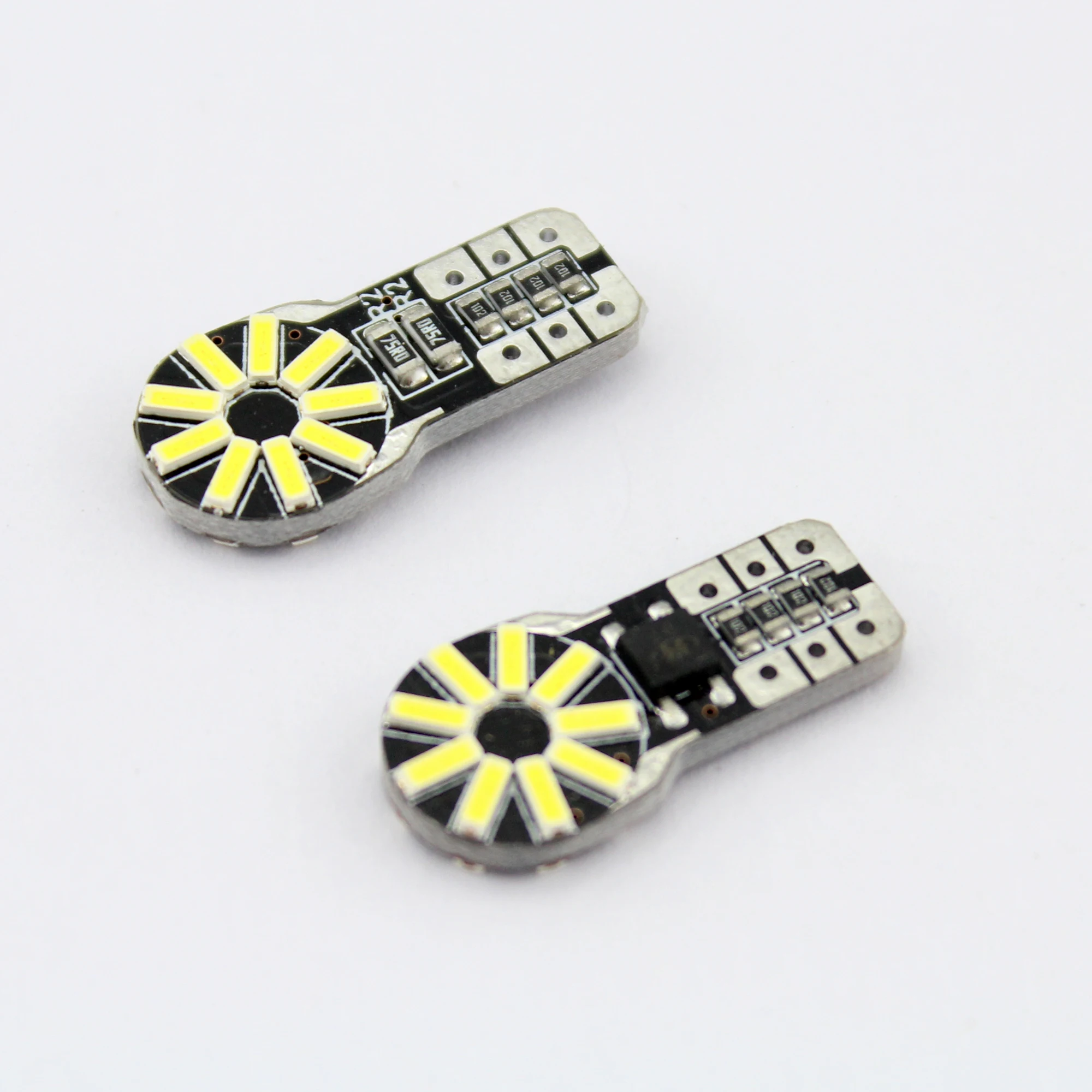 Partsam 10X White T10 Wedge 194 W5W 192 168 921 2825 SMD LED Bulbs Speedometer Instrument Light 