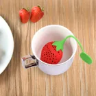 Silicone Tea Silicone Silicone Tea Infuser Factory BPA Free Silicone Strawberry Tea Infuser