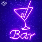 Alphabet Pink Neon Light Custom Signage Wedding Beer Neon Alphabet Acrylic Letters For Bar