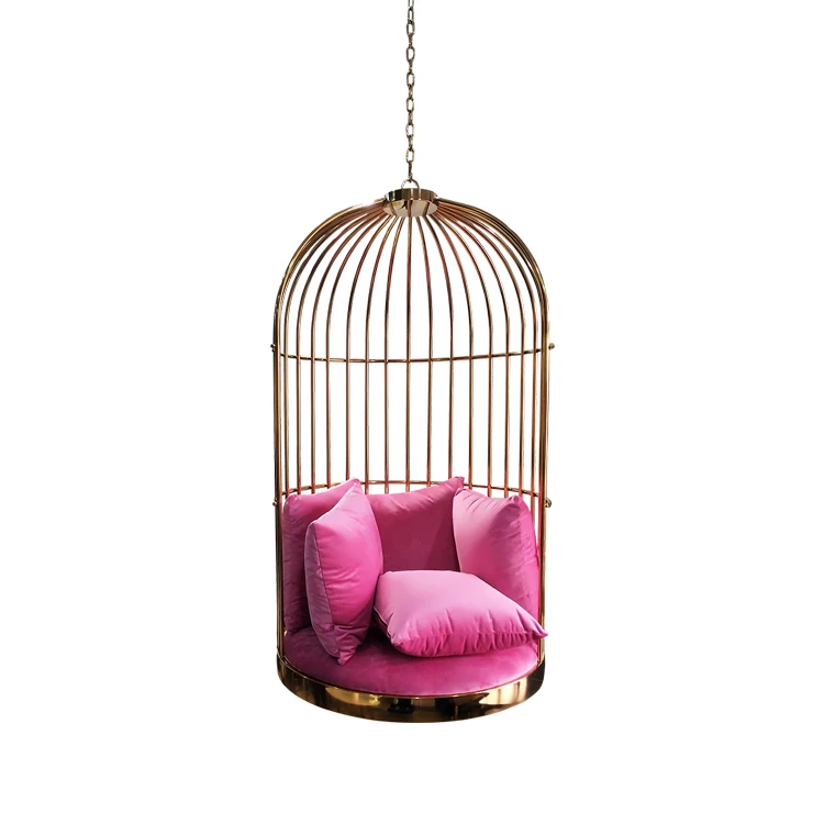 hanging bird cage swing chair