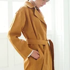 Coat Wholesale Custom Casual Women Trench Coat Long Sleeve Oversized Long Trench Coat For Women