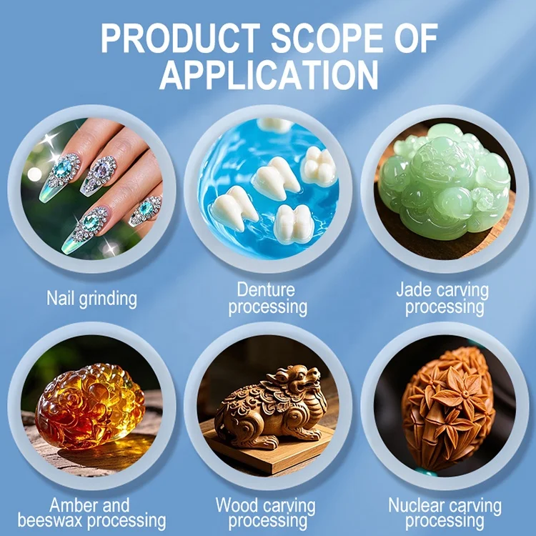 2025 Factory Custom Professional Manicure Polisher Nail Salon Equipment Dental Micromotor 35000rpm Electric Nail Drill Machine details