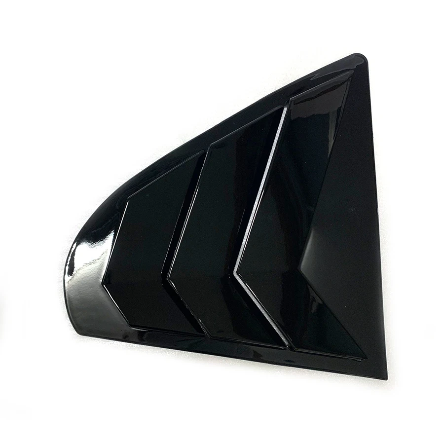 product abs sticking rear side window louvers racing decors abs style air vent louver scoop for mitsubishi lancer ex 2008 2017-7