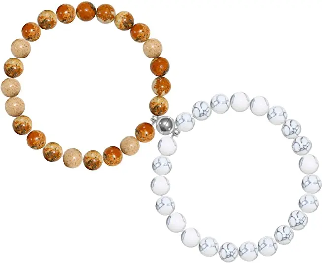 Love Bracelet Gold Black Lava Stone Bracelet Women Personalized Pearls Bracelet for Women Stone Jewelry Gift Girlfriend