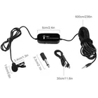 Set K F Concept Mini Lapel Lavalier Clip-on Professional Microphone L1 Sound Card Set For Webcast Live Recording