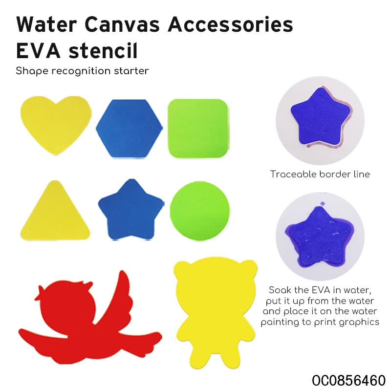 Early education reusable painting doodle kids magic water drawing mat toy