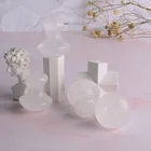 Massager Massage OEM Customzied Gua Sha Stone White Crystal Facial Massager Spa Massage Tool Mushroom Shape Scraper