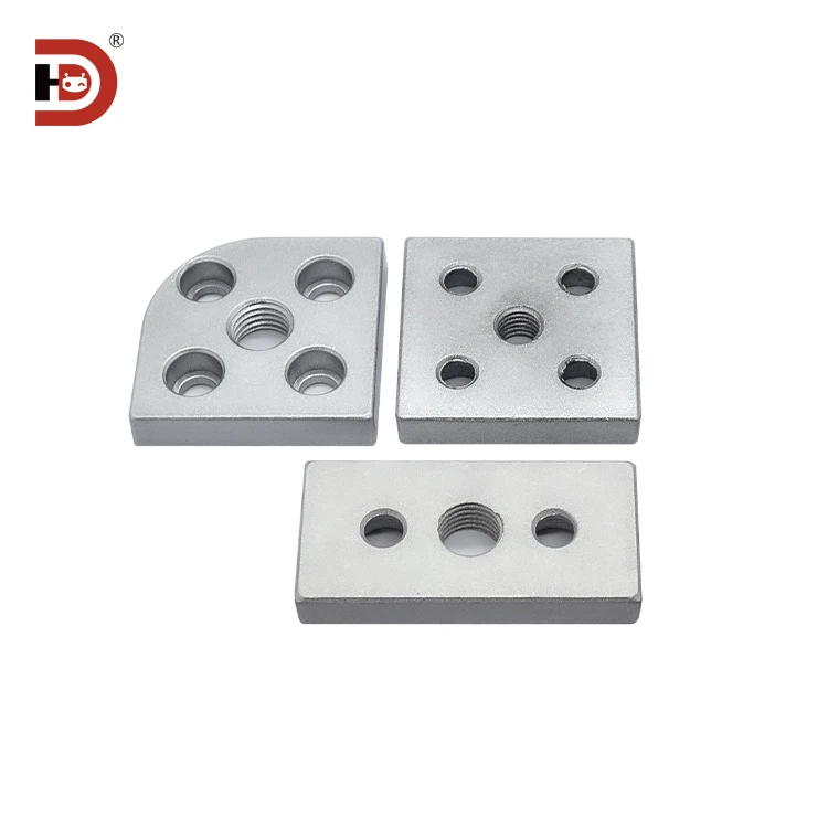 4080 End Face Connection Plate 3060 Aluminum Profile Support Connection Piece 4080 Bottom Plate Equipment Rack Connection Plate supplier