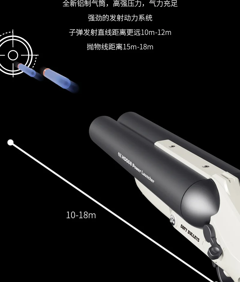 Toy Gun Sponge Bullet S686 Rifle Doublebarreled Same Gun Buy Toy Gun