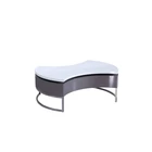 Square Table Modern Creative Flexible Folded Mdf Center Square Tea Coffee Table