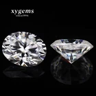 Brilliant Cut Stones XYGEMS 2ct 7*9mm VVS White Oval Brilliant Cut Moissanite Stones