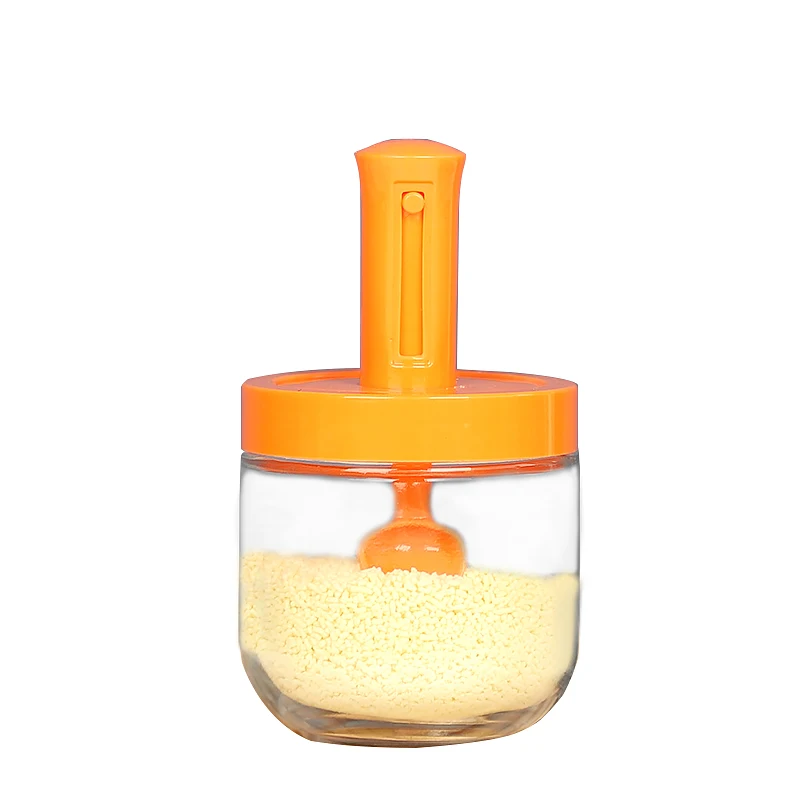 300ml Glass Spice Jars Salt Sugar Jars For Kitchen Counter Food Storage