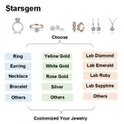 Studs Diamond Starsgem Ear Studs With Several Wearing Styles Gold Diamond Earrings Earing Women