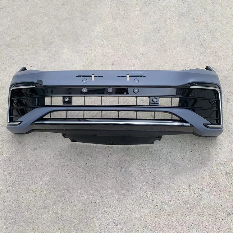Good Price Car Front Bumper Lip Set Headlight Bracket Bumper Lower Grille Front Bumper Kit for VW tiguan R-Line 2021 2022 details