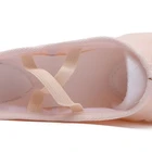 Ballet Factory Outlet High Quality Ballet Shoes Canvas Satin Dance Shoes Flesh Custom LOGOcustom LOGO