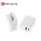 12v Charger 12v Charger Argentina Plug S-mark Certified 5V 9V 12V 18W PD Wall Charger With QC3.0 Port