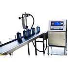 Printer Plastic Automatic Continuous Direct Ink Jet Box Printer For Round Bottle Plastic Water Bottle Printing Machine