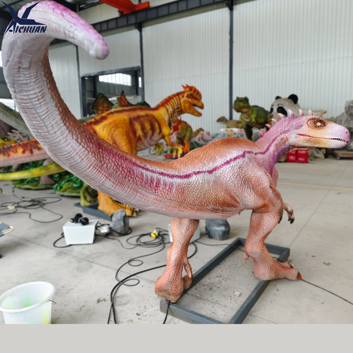 product professional exporter jurassic dinosaur park artificial mountable robot dinosaur animatronic model with activities for exhibit-3