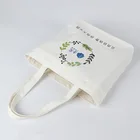 Cotton Bag Shoulder Custom Natural Color Blank Shopping Cotton Bag Canvas Tote Bag Shoulder Bag With Bottom