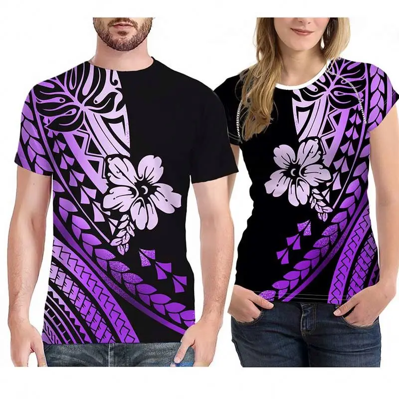 Love T Shirts For Couples Polynesian 